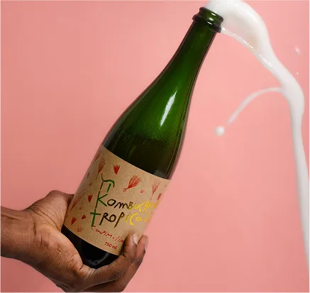 Pi Kombucha Tropical: Kombuchampagne (750ml)